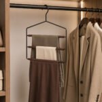 pants organizer hanger, wardrobe pants hanger, 3-tier pants hanger