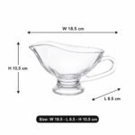 Gravy Boat Serving Sauce Boat Transparent Glass