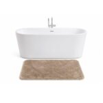 COTTON BATHROOM MAT 70 × 45 CM - SOFT