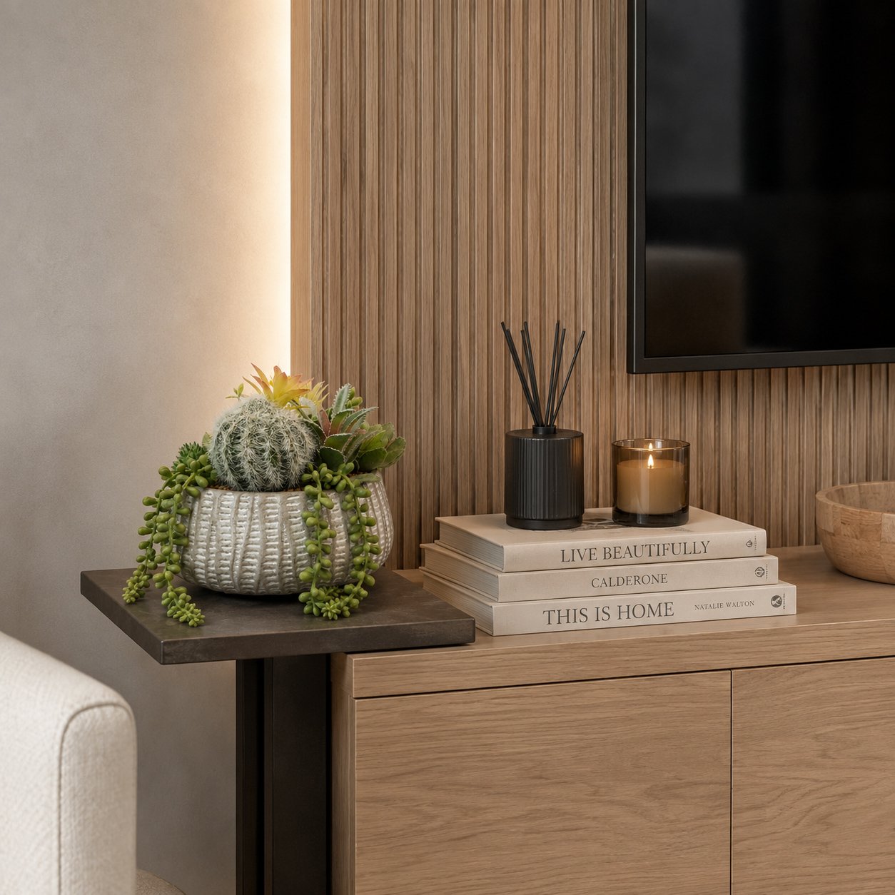 artificial cactus ceramic pot, faux succulent planter, home décor Lebanon