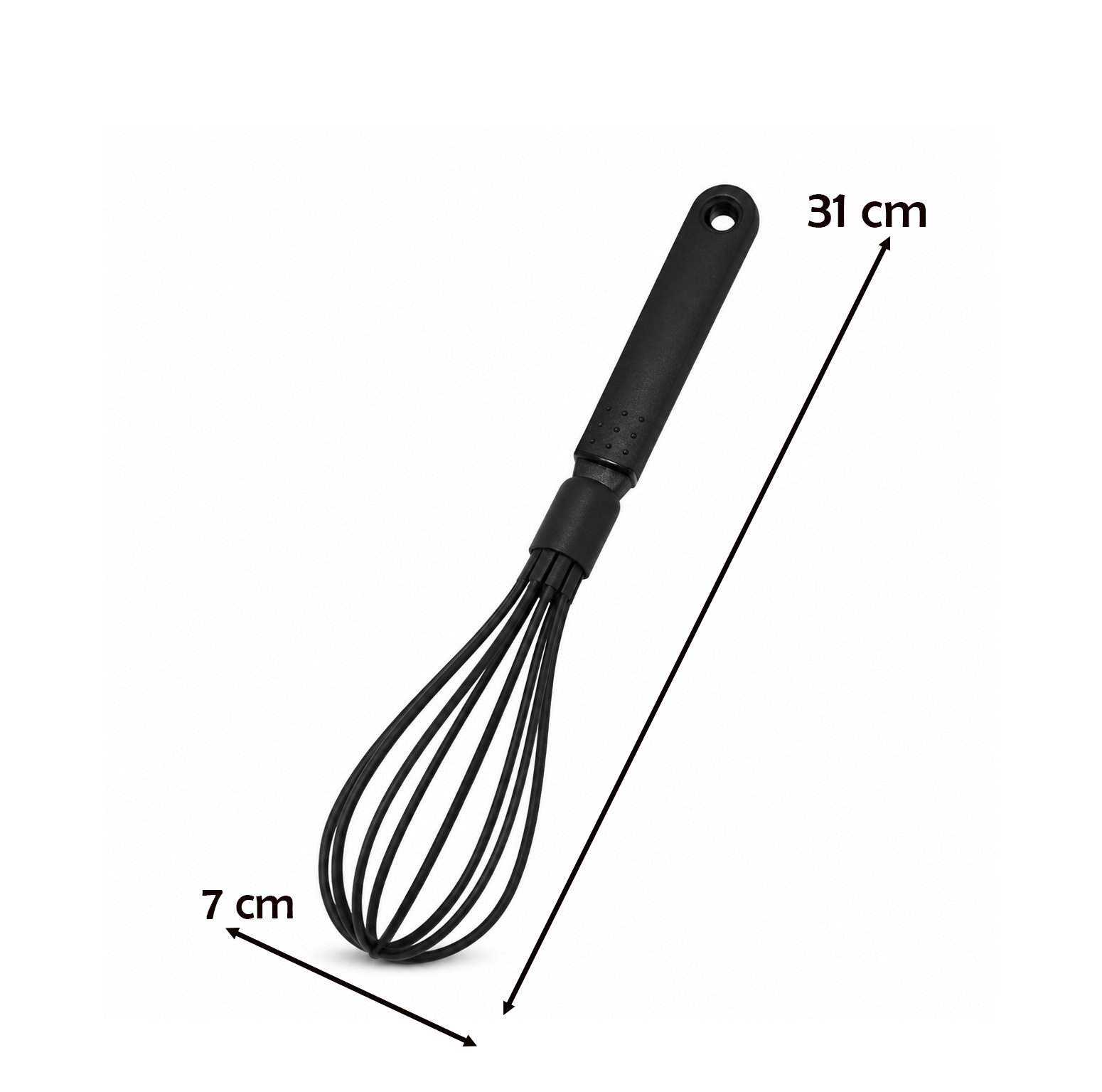 Dosthoff Silicone Kitchen Whisk 31 cm Black