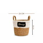 Seagrass Decorative Storage Basket 24cm