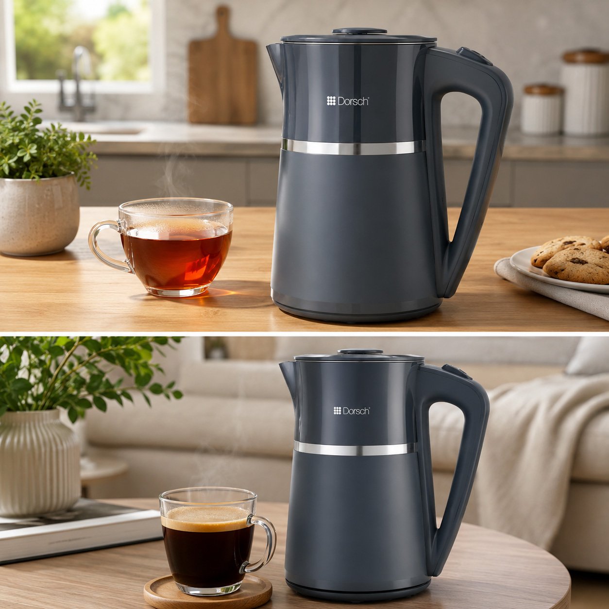 Dorsch Electric Kettle EK-65 Grey 1.7L