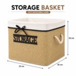 Storage Basket with Removable Fabric Liner 35cm