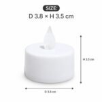 LED Tea Light Candle with 6-Hour Timer 1 Piece