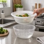 2-in-1 Round Basin With Strainer 4.5L