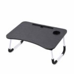 Foldable Laptop Bed Table with Tablet Dock Stand