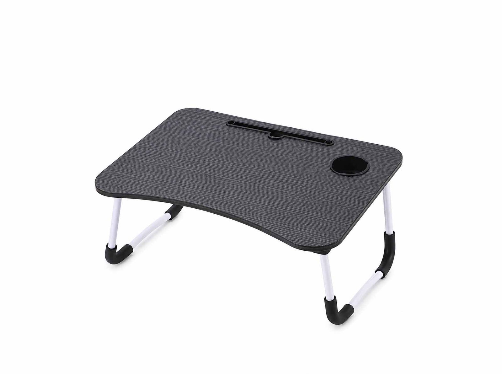 Foldable Laptop Bed Table with Tablet Dock Stand