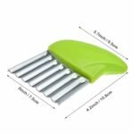 Stainless Steel Crinkle Vegetable Cutter Slicer