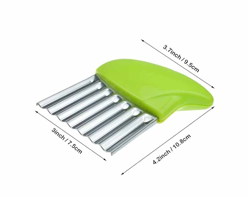 Stainless Steel Crinkle Vegetable Cutter Slicer