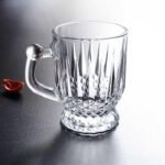 Crystal Glass Teacups Set of 6 155 ml