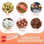 Mini Stainless Steel Silicone Dessert Tongs 13cm