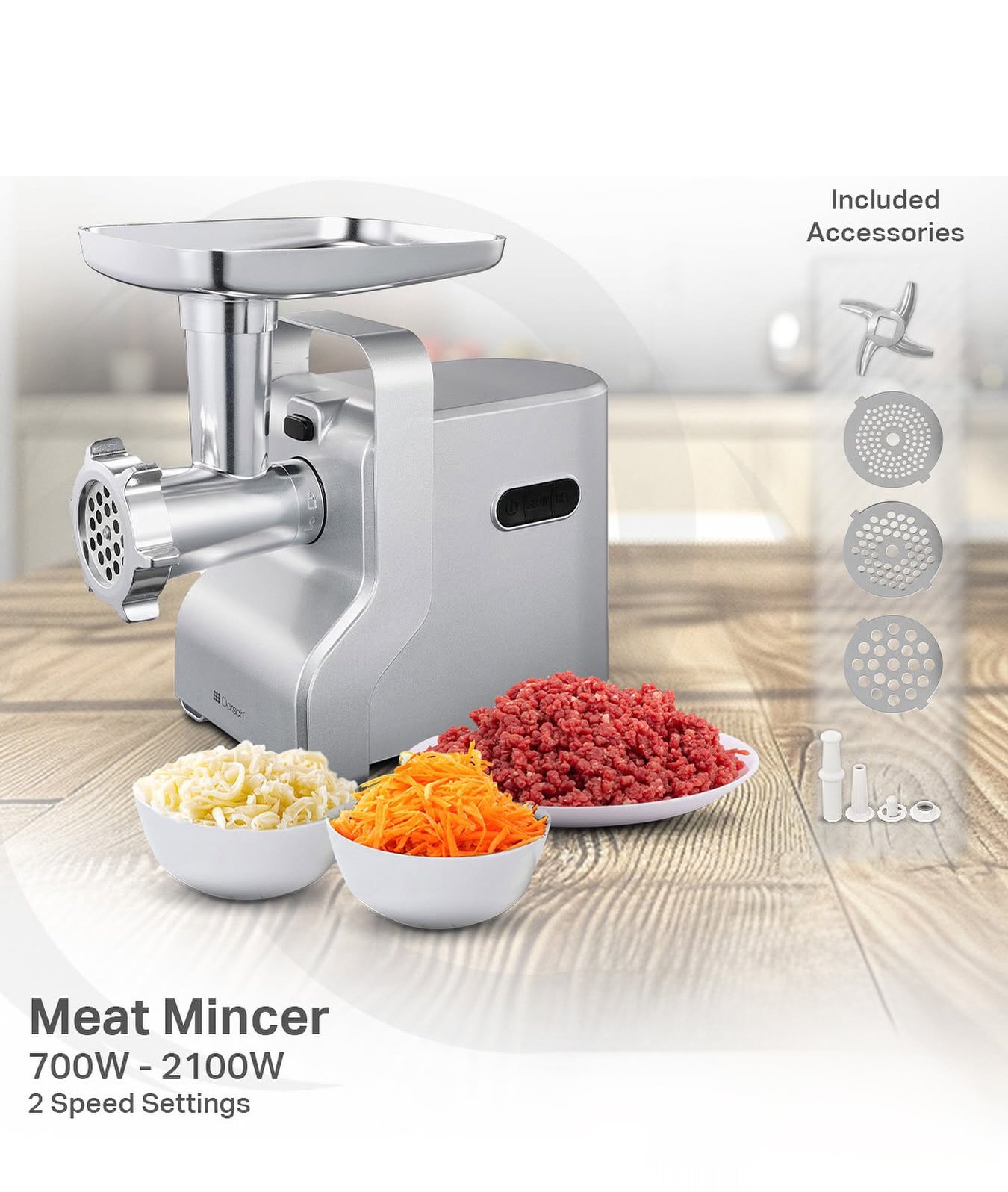 Dorsch MM-300 2000W Electric Meat Mincer DH-07250