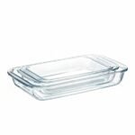 Rectangular Glass Baking Dish Set of 3 Pieces