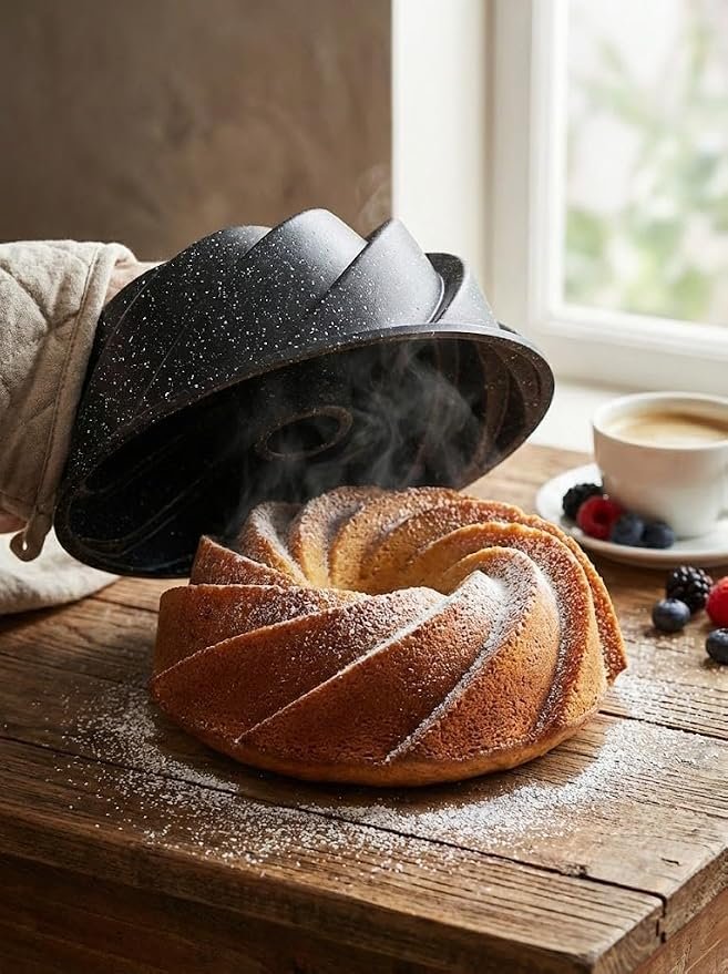Heavy Gauge Spiral Bundt Cake Pan 26 CM