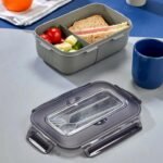 DOSTHOFF Single Lunch Box with Spoon and Fork AC-077
