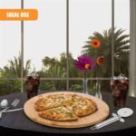 Bamboo Wooden Lazy Susan Rotating Tray 32cm