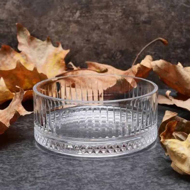 GLASS SERVING BOWL SET OF 2 - ELEYSIA 510 ML - Image 3