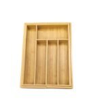 Bamboo Expandable Cutlery Tray 5/7 Compartments