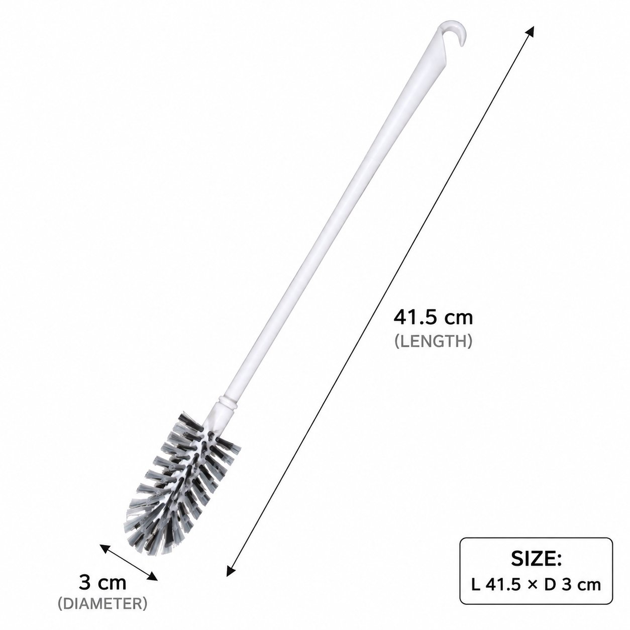 long bottle brush, cup cleaning brush, 41.5cm brush, long handle cleaning brush