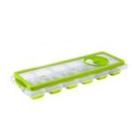 12-Cube Ice Tray with Sealed Lid and Easy Release