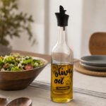 Glass Olive Oil Dispenser Bottle 750 ml – Homedash Lebanon