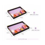 Set of 2 Decorative Rectangular Serving Trays