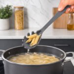 gray silicone pasta spoon, spaghetti server, pasta utensil Lebanon