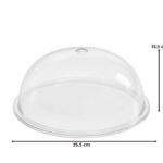 Round Polycarbonate Food Cover Dome 35.5 cm