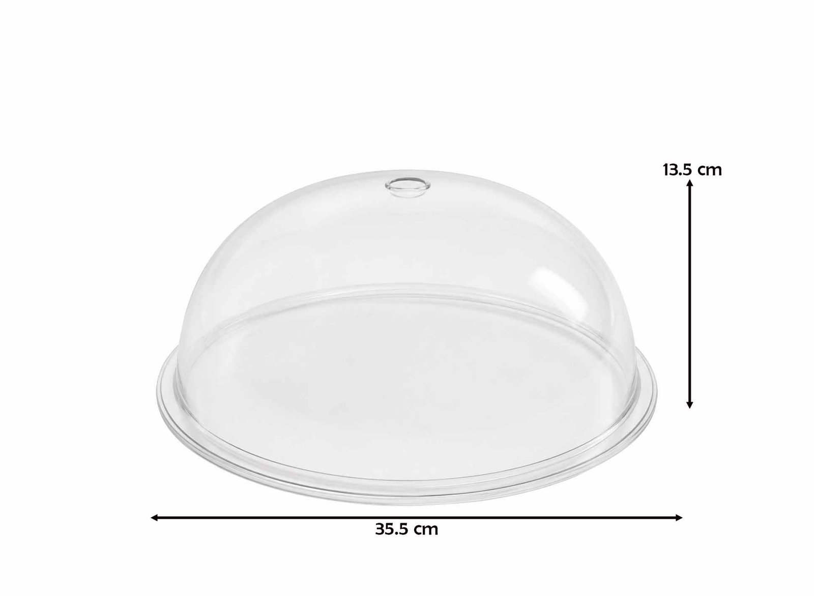 Round Polycarbonate Food Cover Dome 35.5 cm