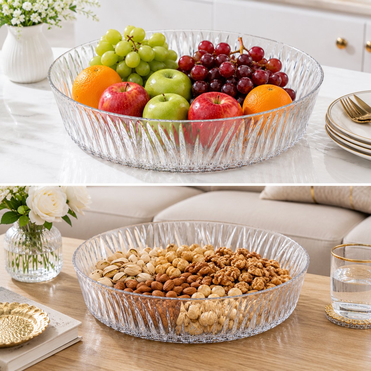 Round Fruit Serving Bowl 30.5cm