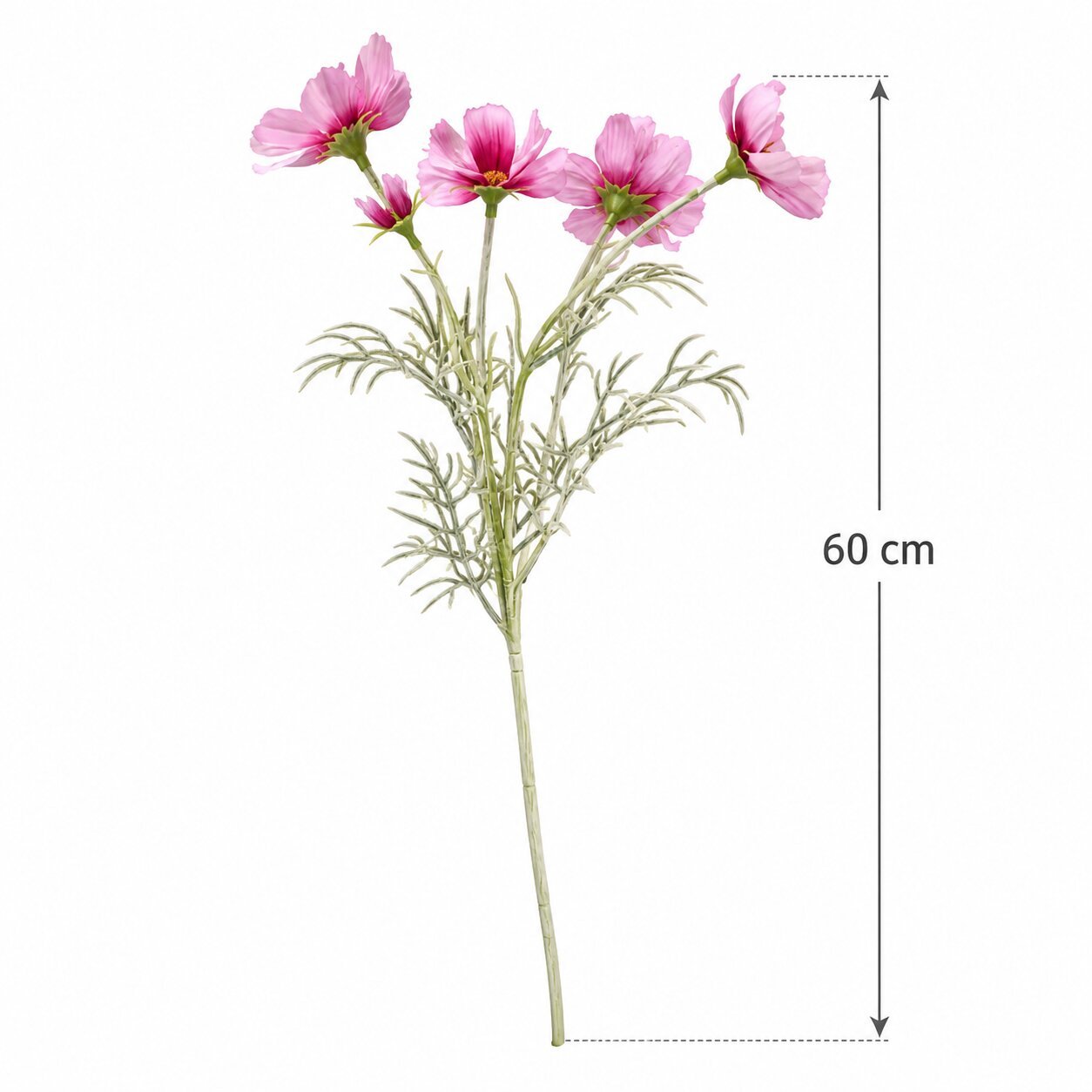 BENDABLE ARTIFICIAL COSMOS FLOWER STEM 60 CM