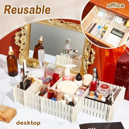 ADJUSTABLE DRAWER GRID DIVIDER SET 4 PCS 10*40 CM - Image 2