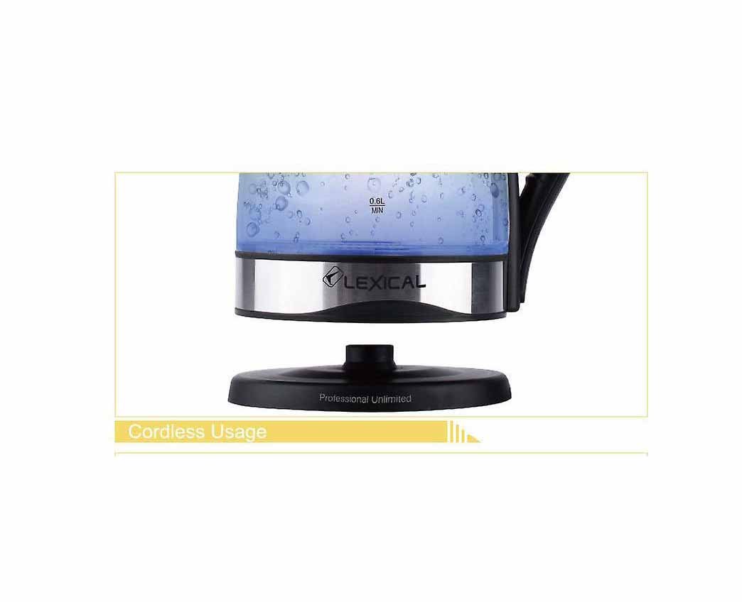 Lexical 1.8L Electric Glass Kettle 1500W LEK-1407