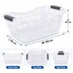 25 L Vented Plastic Laundry Basket with Handles