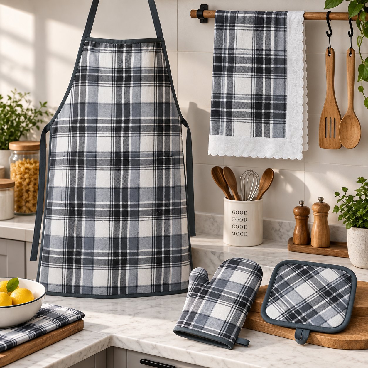 KITCHEN TEXTILE ESSENTIALS SET OF 4 PCS - Image 2