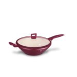 DORSCH PREMIUM WOK PAN 4.7 L WITH GLASS LID 32 CM