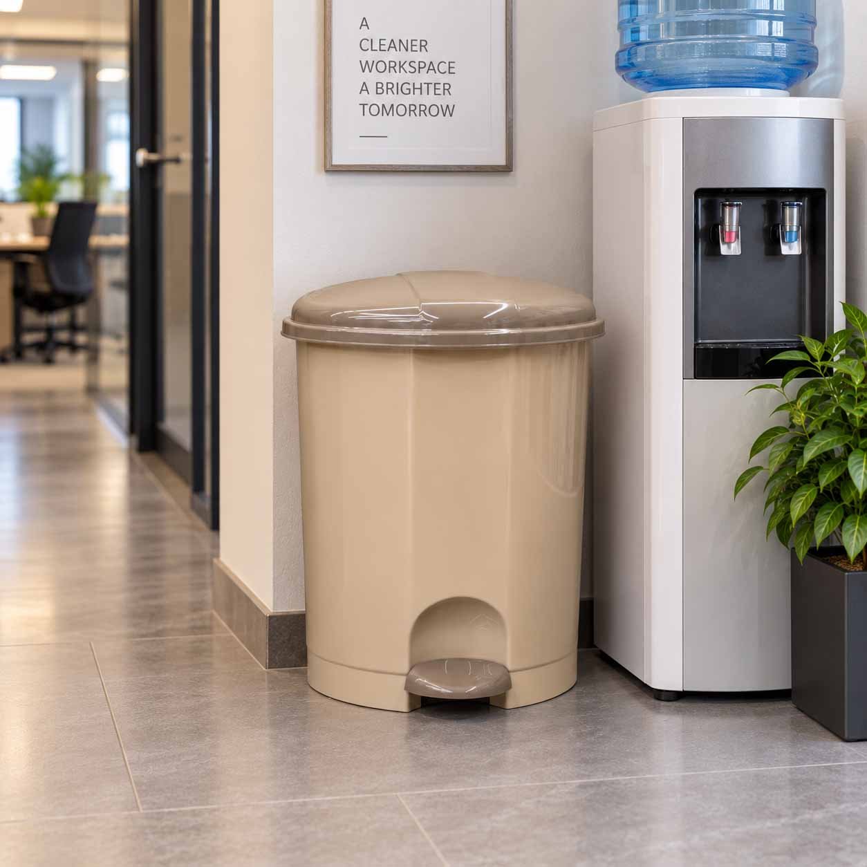PEDAL WASTEBIN 30L WITH REMOVABLE INNER BUCKET