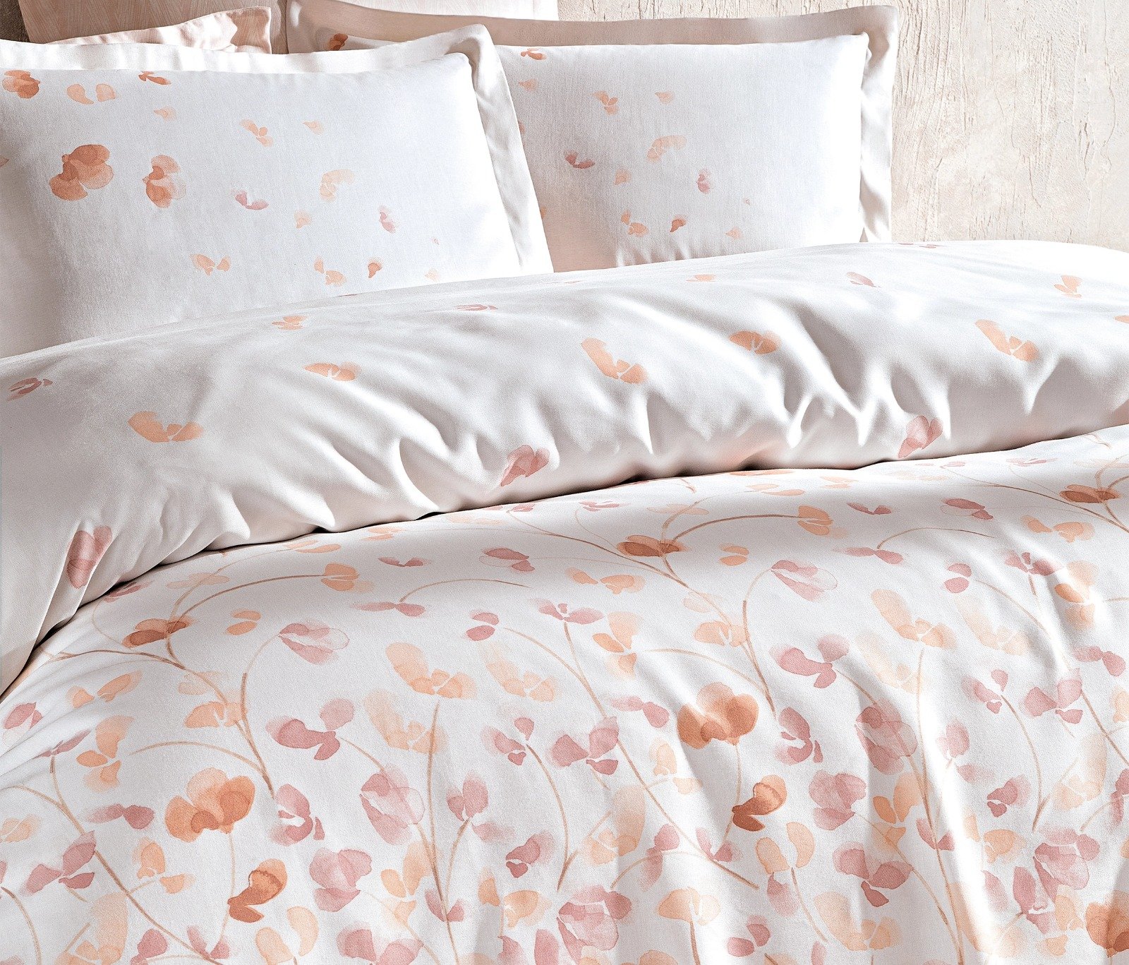QUEEN SIZE DIANA ECRU TENCEL COTTON DUVET SET