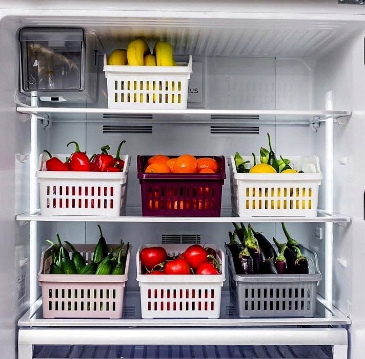 MULTIPURPOSE FRIDGE & STORAGE ORGANIZER BASKET 30 CM