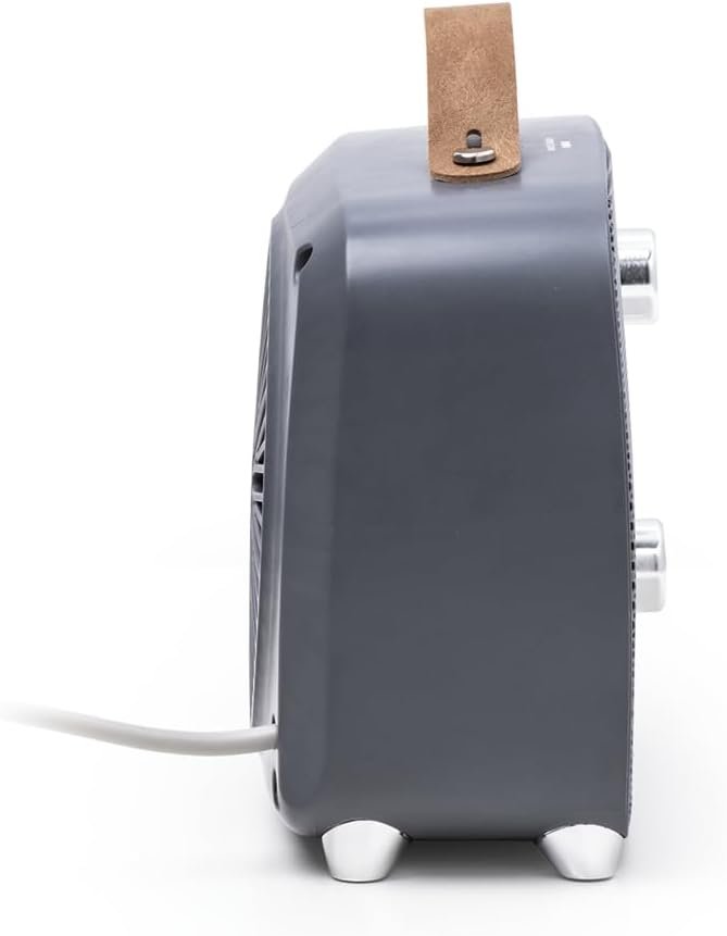 COMPACT TABLE PTC FAN HEATER 750/1500W – GREY