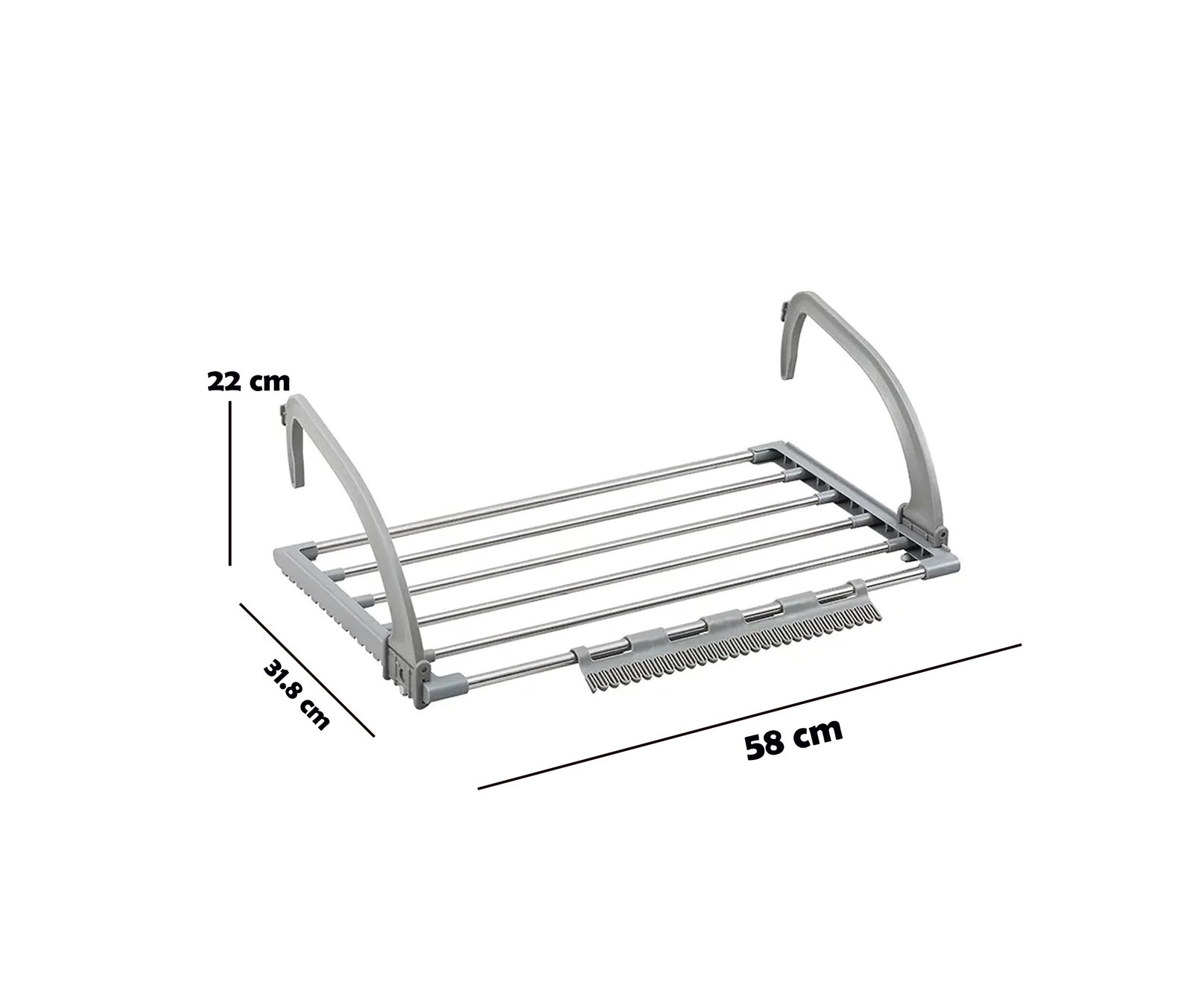 FOLDABLE ADJUSTABLE HANGING CLOTHES DRYING RACK