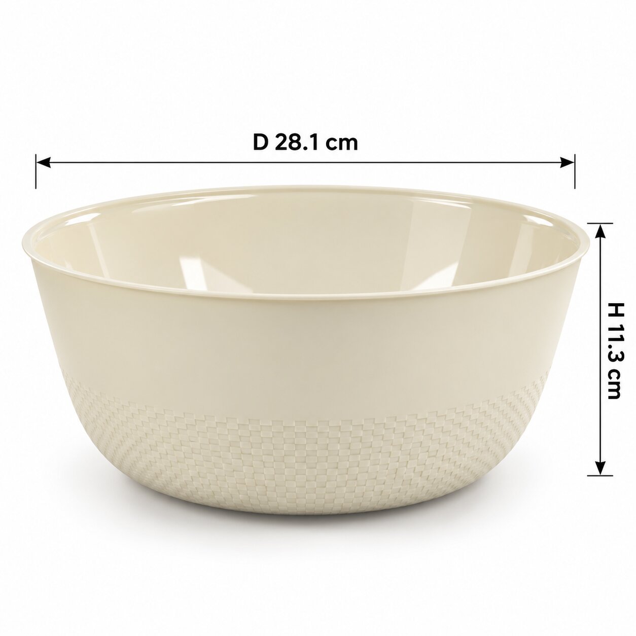 PLASTIC SNACK & SERVING BOWL 5 L - MOSAIC - Image 3