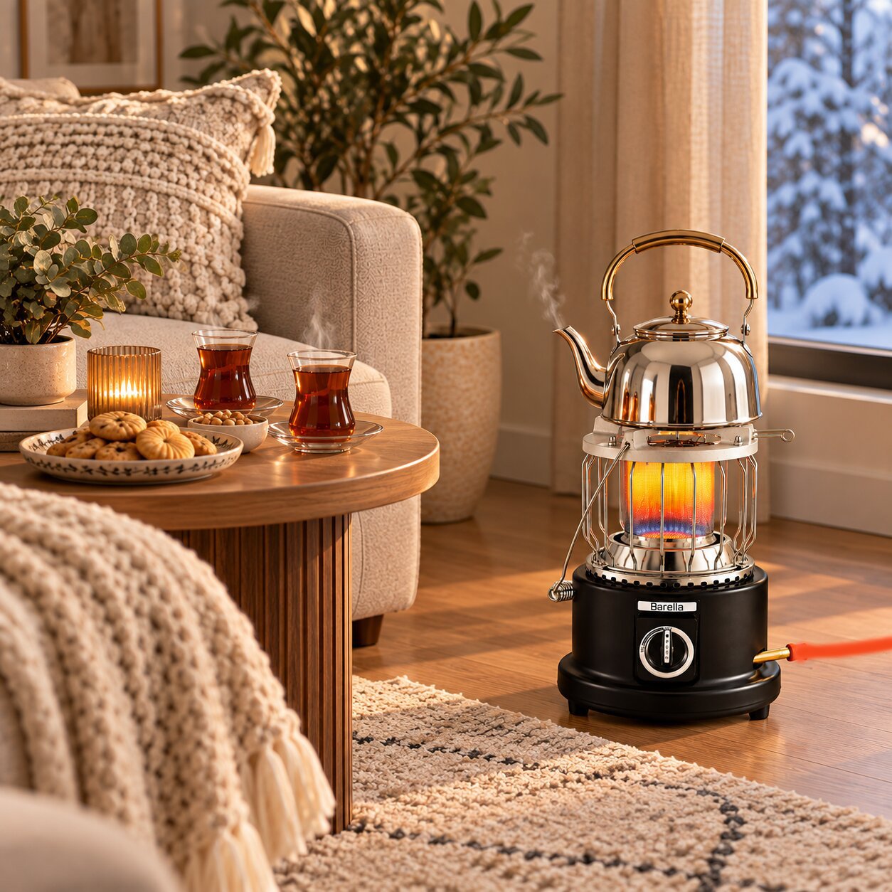 PORTABLE 2-IN-1 GAS HEATER AND COOKING STOVE - Image 2