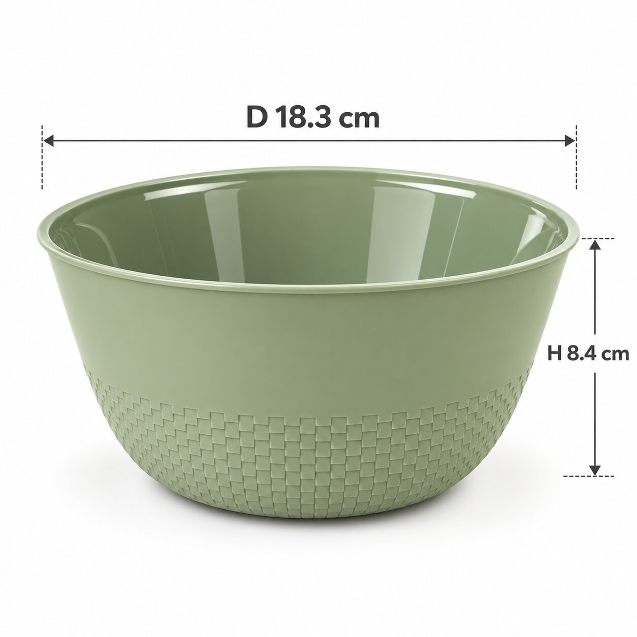 PLASTIC SNACK & SERVING BOWL 1.5 L - MOSAIC - Image 2