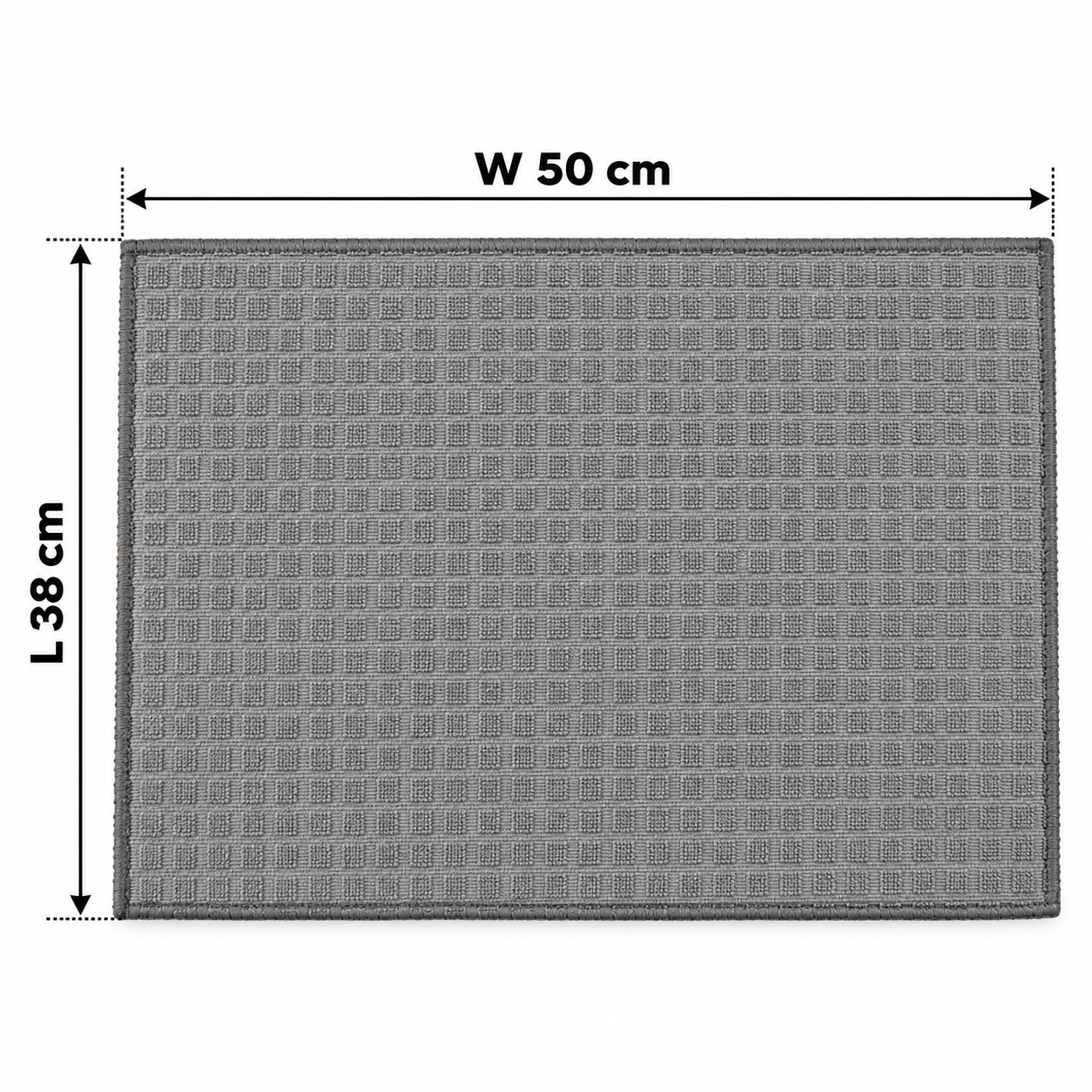 MICROFIBER DISH DRYING MAT 50X38 CM REVERSIBLE
