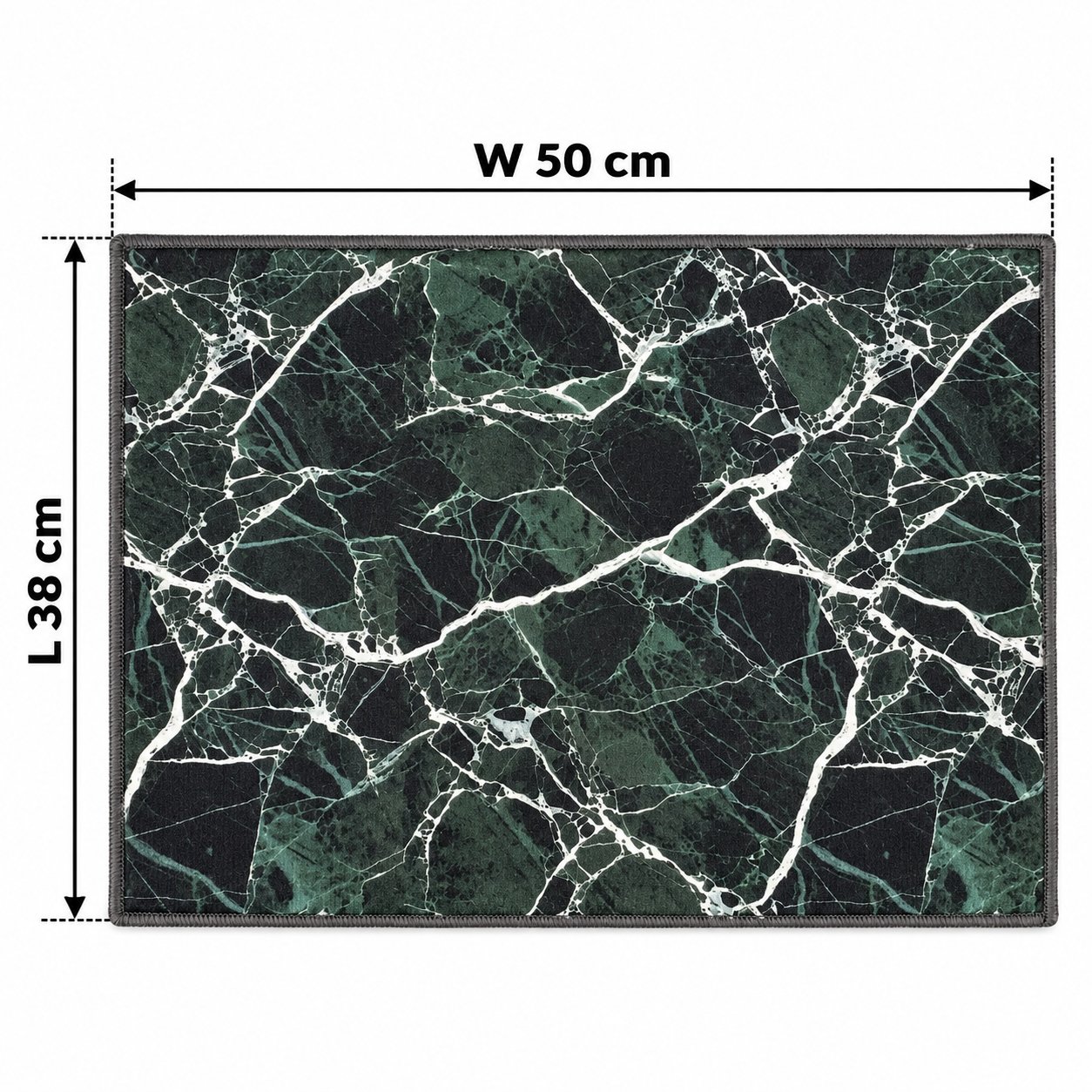 MARBLE EFFECT MICROFIBER DISH DRYING MAT 50CM - Image 2