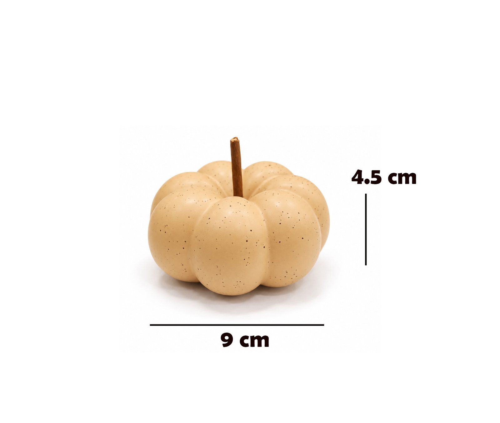 SMALL DECORATIVE CERAMIC PUMPKIN HOME ORNAMENT - Image 3