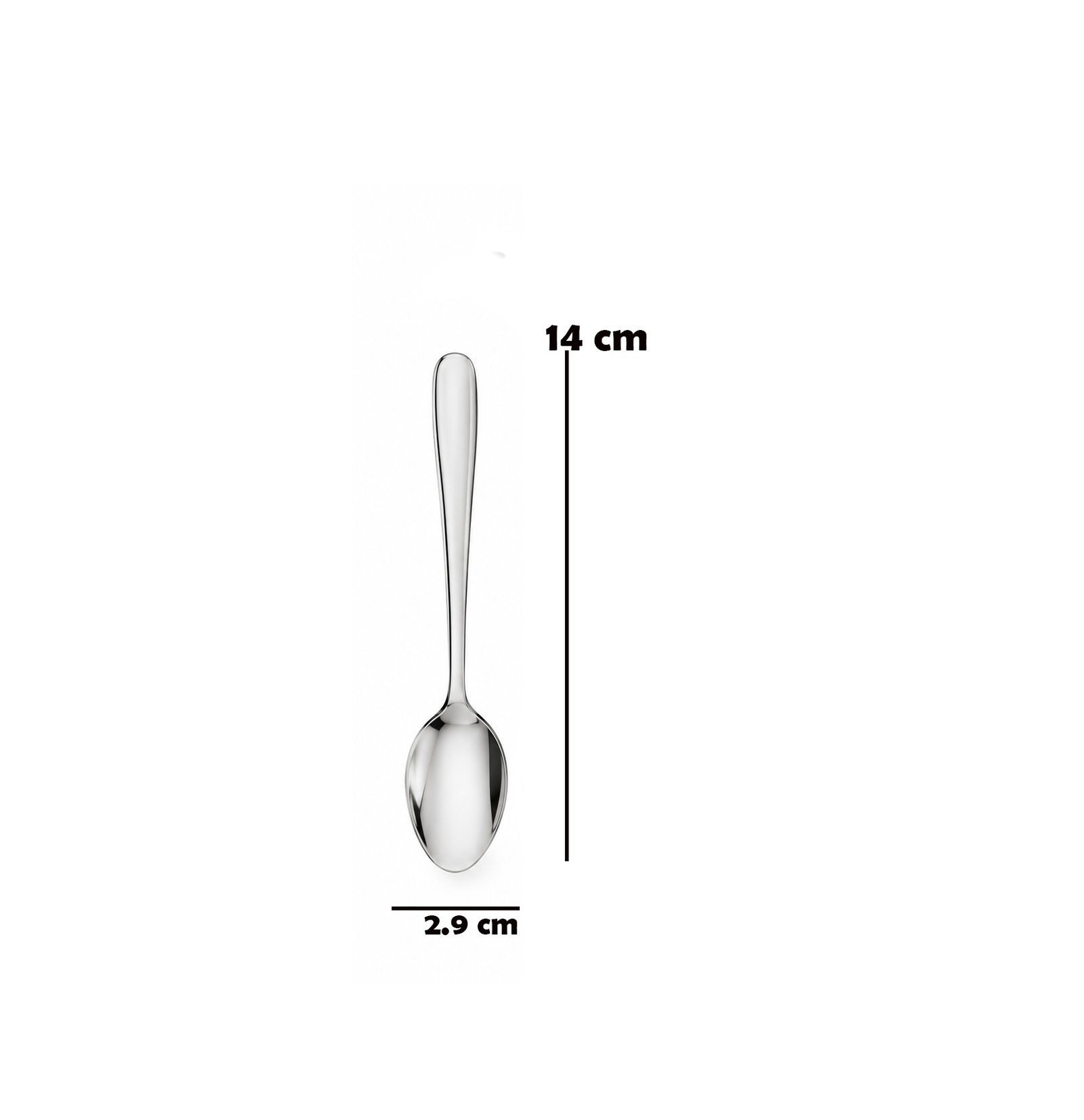 DOSTHOFF DESSERT SPOONS SET OF 6 – STAINLESS STEEL - Image 2