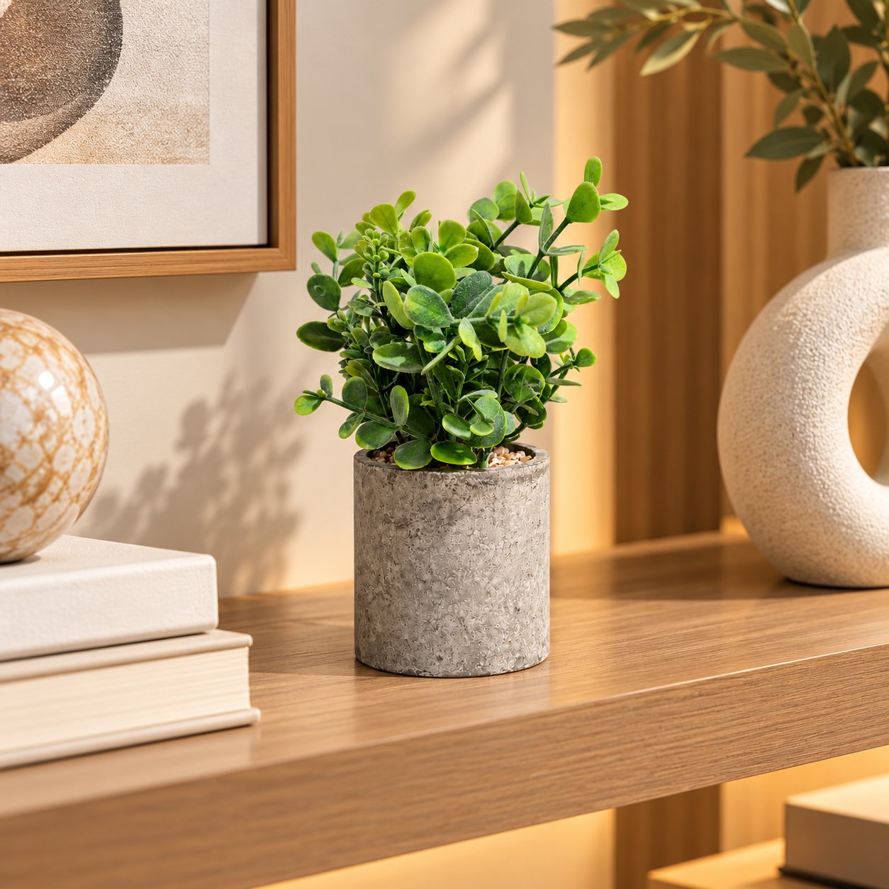 ARTIFICIAL GREEN PLANT POT SMALL FOR DECORATION